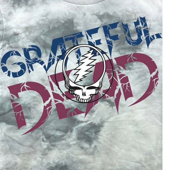 Grateful Dead Spring Tour 1990 Logo Tie Dye rock Official T-Shirt M NWT - Picture 3 of 5